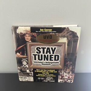 VTG 2002 - STAY TUNED TELEVISIONS UNFORGETTABLE MOMENTS BOOK W/DVD